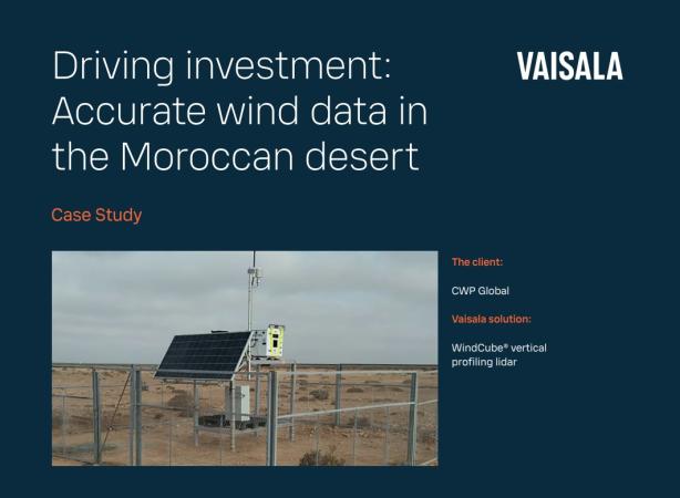 WindCube vertical profiling lidar in Morocco CWP Global 