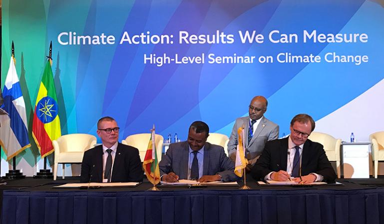 Ethiopia contract signing