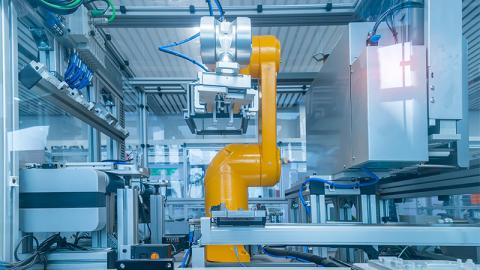 Un robot pneumatique utilisant de l'air comprimé