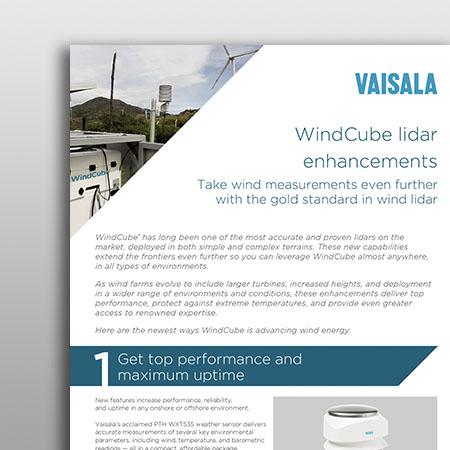WindCube lidar enhancements