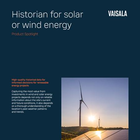 Historian for solar or wind energy