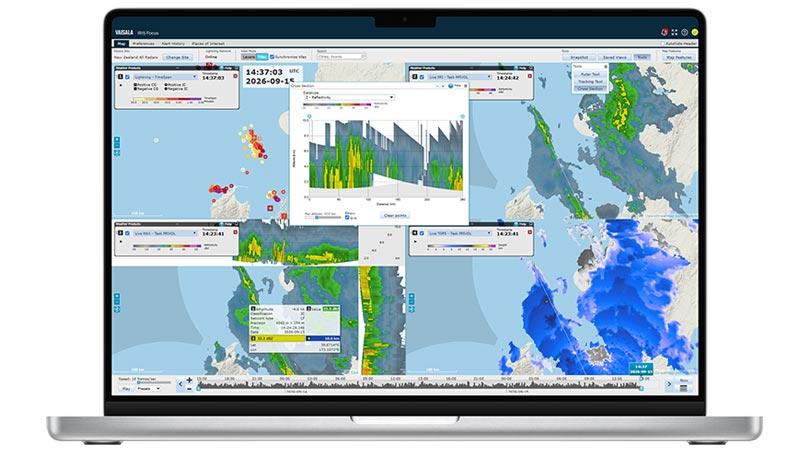 IRIS Focus - faster data analysis: Auckland 4 tiles cross-section